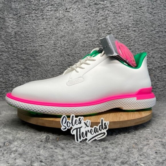 G/Fore Gallivan2r T.P.U. Golf Shoe Size 11 Men White Pink GMF000058 - Picture 5 of 9